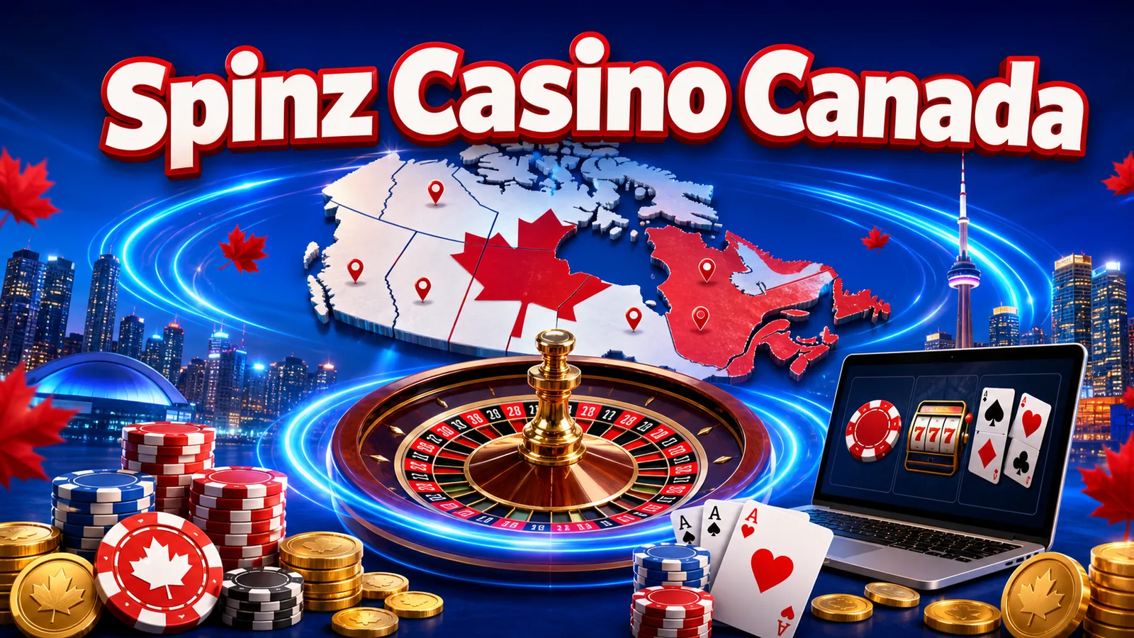 Spinz Casino Canada Canadian iGaming content banner